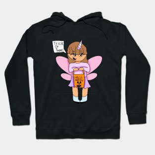 Halloween Unicorn Girl Hoodie